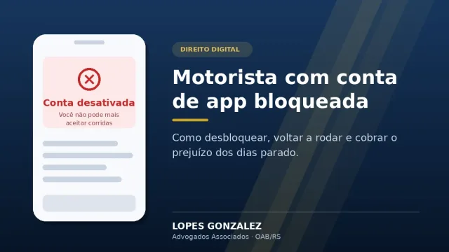 Motorista com Conta de App Bloqueada: Como Desbloquear